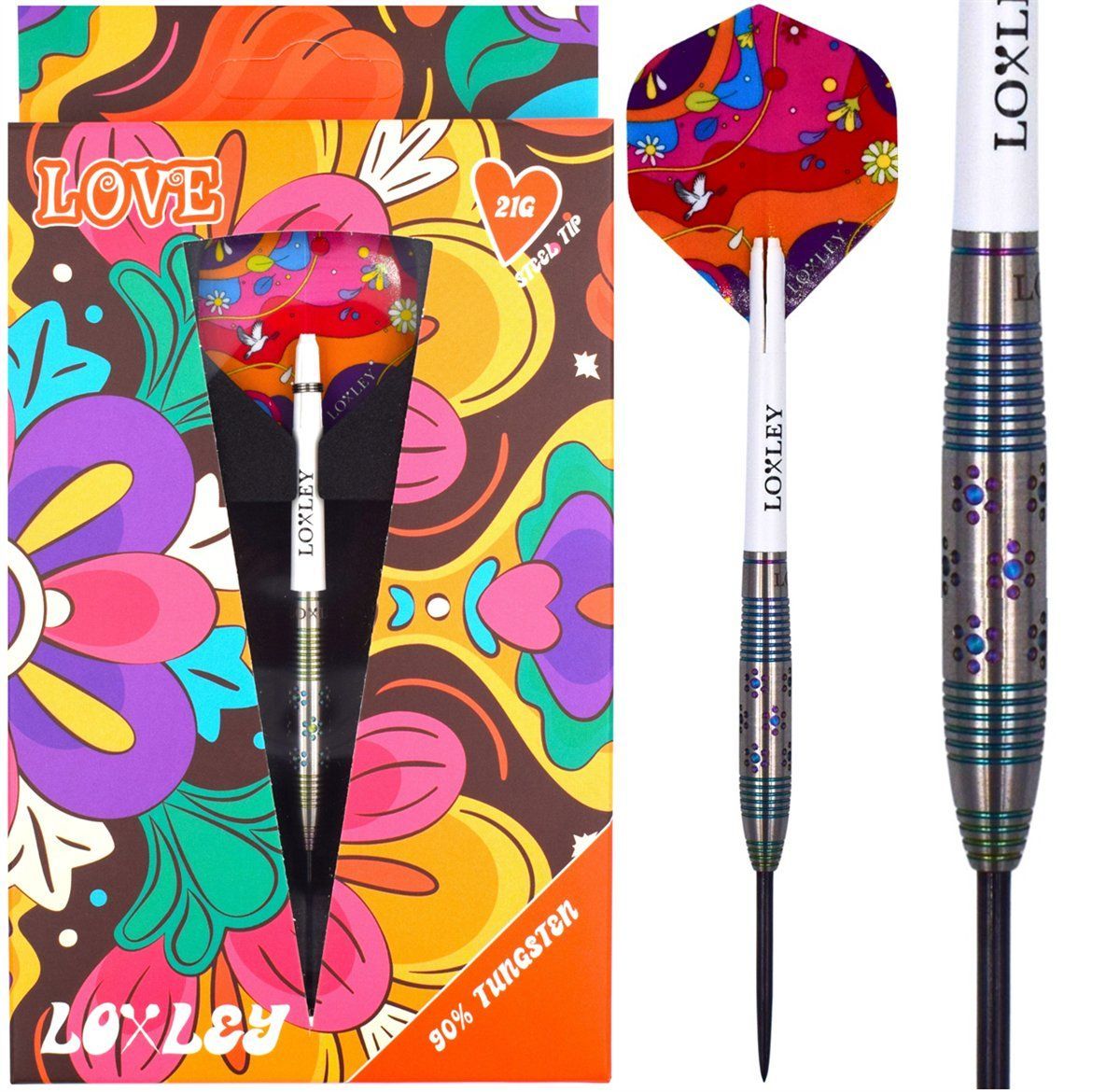 Loxley Woodstock Darts Love Steeldarts 21 Gram Steeldarts