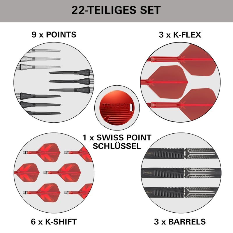 Target Shift 90% Softdarts 18 Gram Softdarts