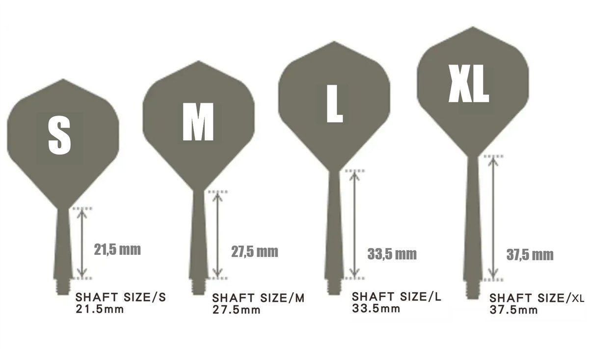Condor Dart Flights Shafts AXE Bradley Brooks Bam Bam Shape No6 Flights