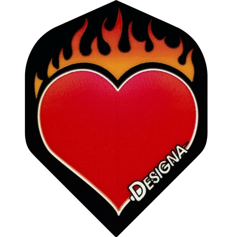 F0603 Designa DSX Collection Hearts on Fire Dart Flights Flights