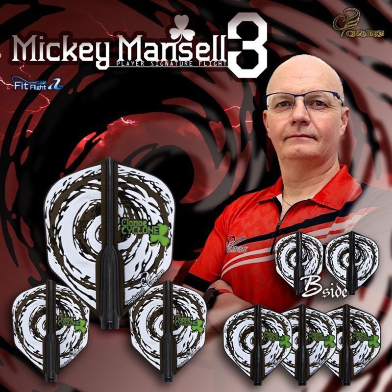 Cosmo Darts Fit Flights Air Mickey Mansell 3 Standard Flights