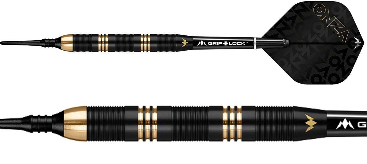 Mission Onza Black & Gold Brass Softdarts M1 19g Softdarts