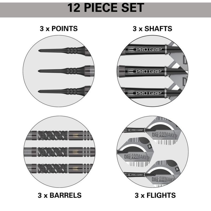 Target Dimitri van den Bergh Echo 90% Softdarts 20 Gram Softdarts