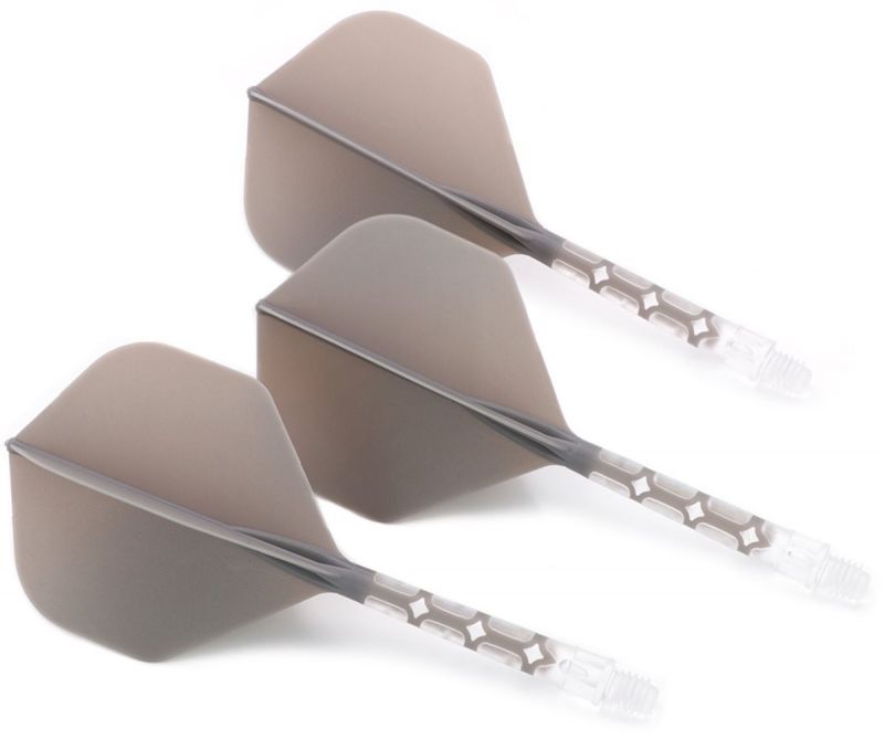 Cuesoul aletta per freccette/Asta ROST T19 Aletta Grigio Big Wing Flights
