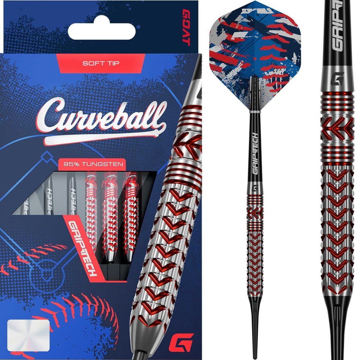 GOAT Curveball 95% Softdarts 20 Gram Softdarts