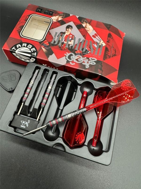 Target Prime Series Diamond G3 90% Swiss Points Steeldarts 24 Gram with Signature Steeldarts