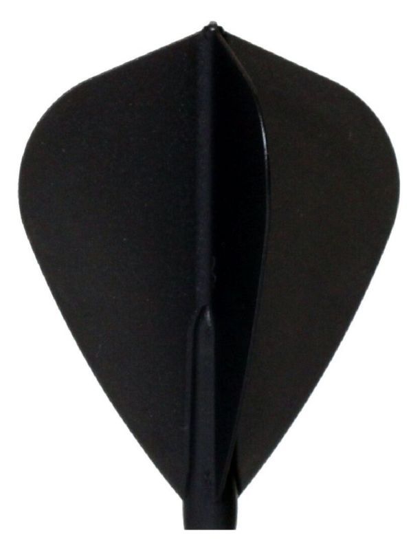 2 Set Cosmo Darts Fit Flights Schwarz Kite Flights