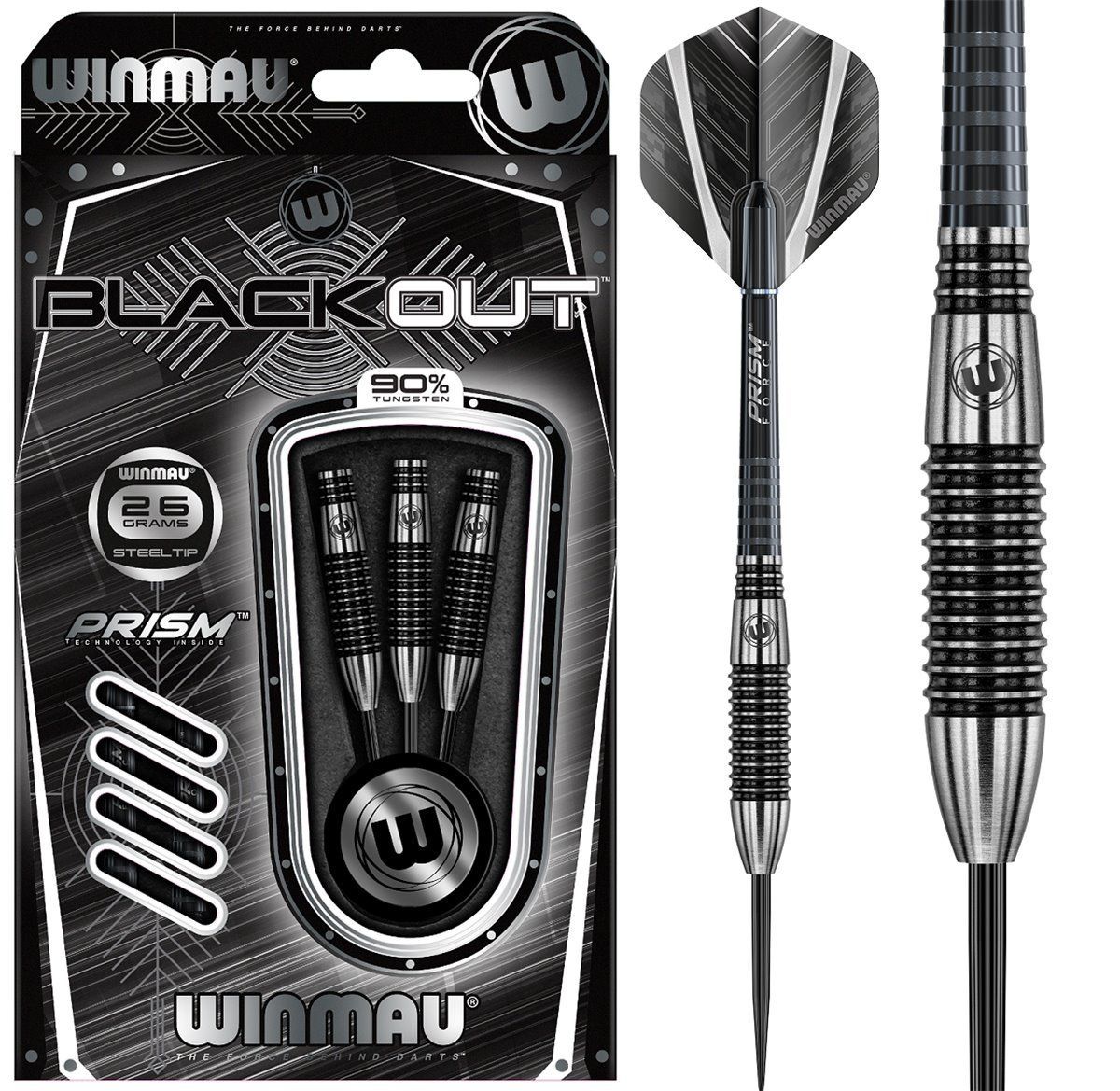 Winmau Blackout M1 Steeldarts 24/26 Gramm Steeldarts