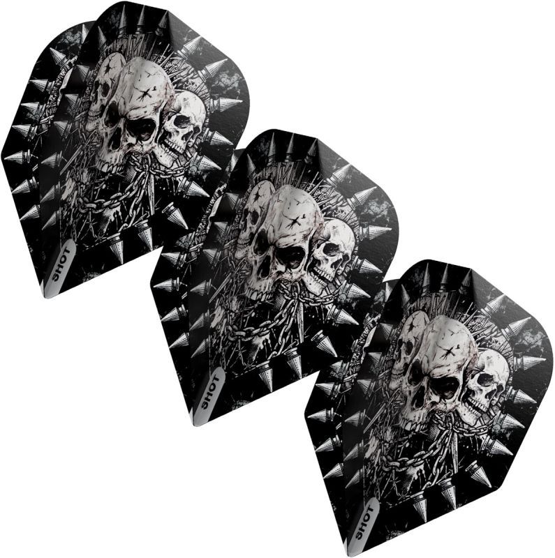 Shot! Gnarly Skulls Flights No.6 Shape Flights