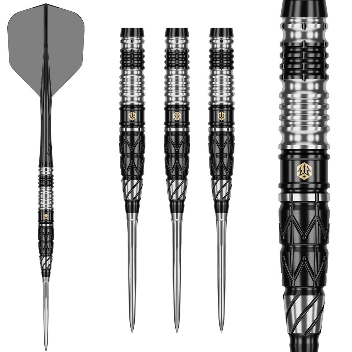 Caliburn Player Obsidian Barry Wong 90% Steeldarts 23/25 Gramm Steeldarts