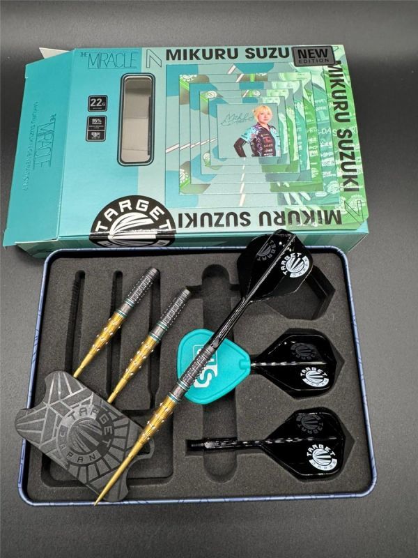 Target The Miracle Mikuru Suzuki Gen 7.5 Swiss Point 95% Steeldarts 22/24 Gram Steeldarts