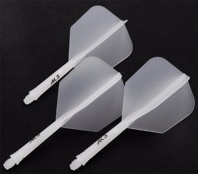 Cuesoul Dart Flight/Shaft AK5 Clear Big Wing Flights