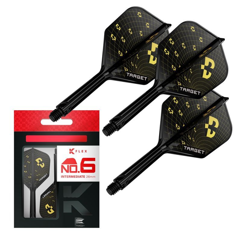 Target K-Flex Bolide Shaft/Flight System Shape No6 Shafts
