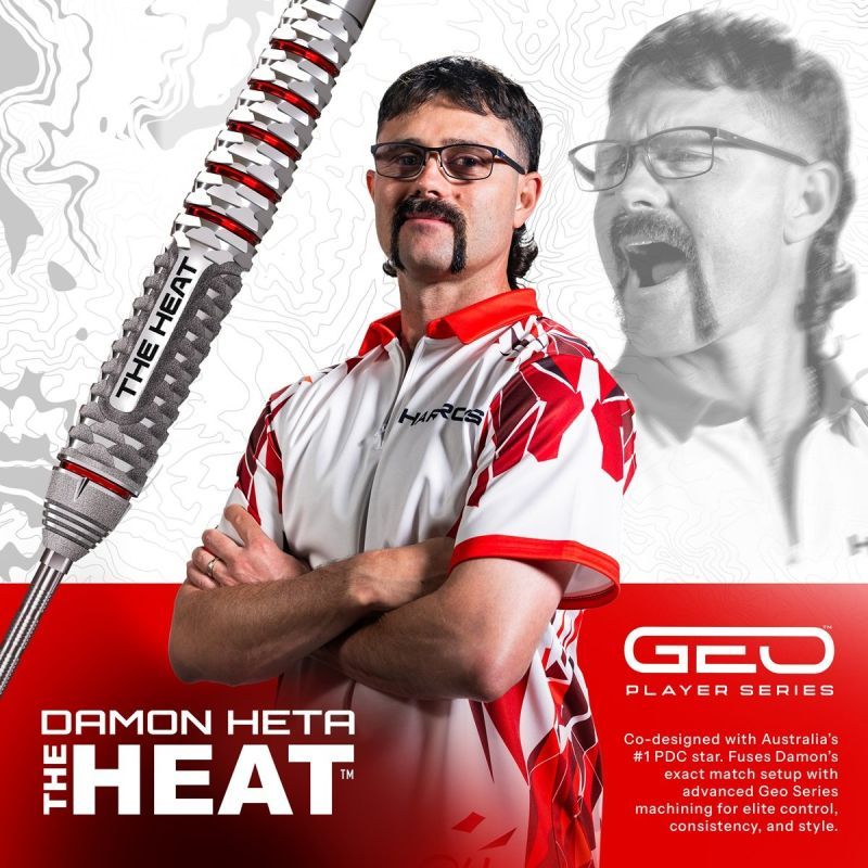 Harrows Damon Heta GEO Quick Point 90% Steeldarts 22/23/24/25 Gram Steeldarts