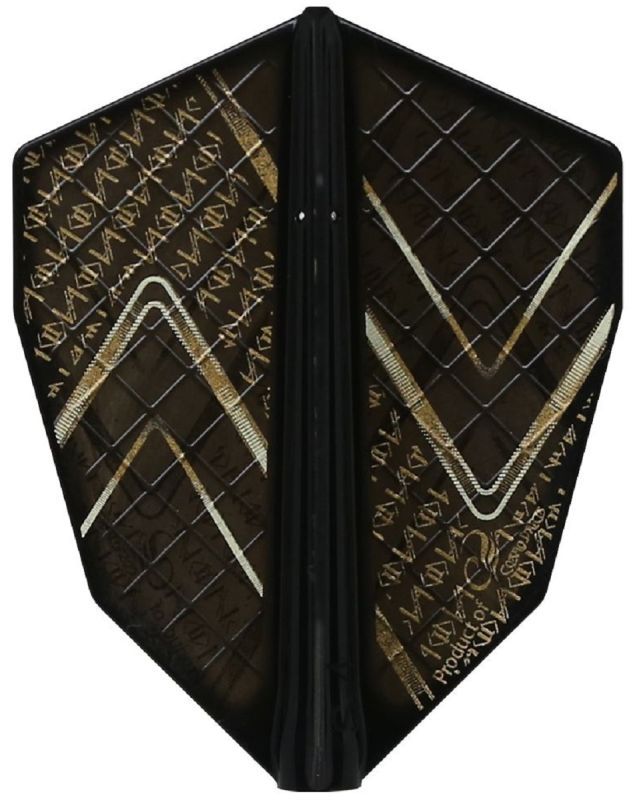 Cosmo Darts Fit Flights Pro Andrew Gilding Goldfinger Schwarz S-4 Flights