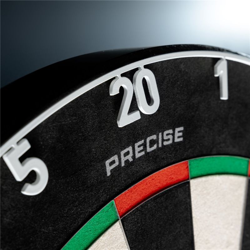 Precise180 Endorphine Dartboard inkl. Zahlenring Bristle Board