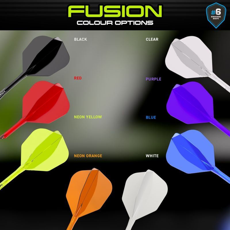 Winmau Fusion Integrated Flight & Shaft System Shape Shafts