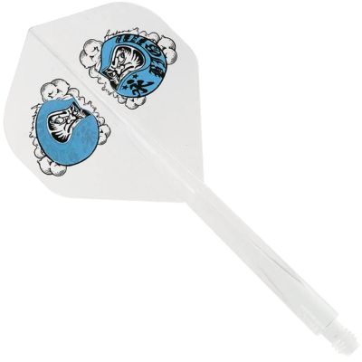 Condor Dart Flights Shafts AXE Metallic Daruma Baby Clear X Blue Standard No2 Flights