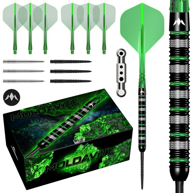 Mission Moldavite Black & Green 95% Steeldarts 23 Gram Steeldarts