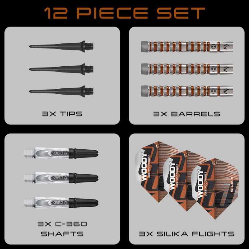 Harrows Luke Woodhouse G3 90% Softdarts 18 Gramm Softdarts