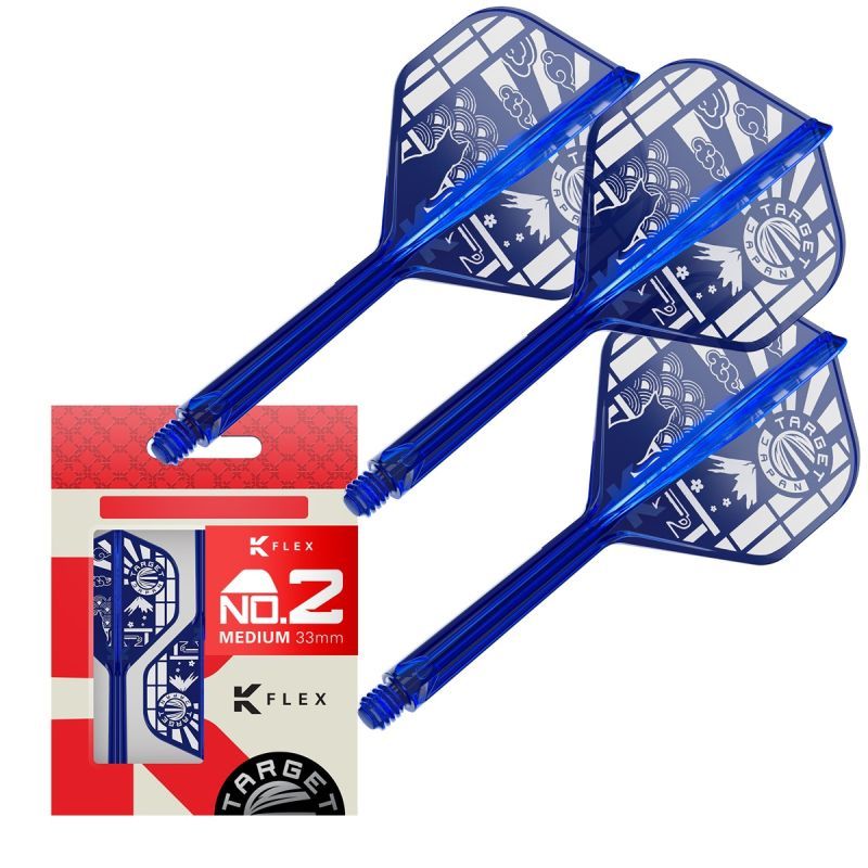 Target Japan Limited Blue K-Flex Shaft/Flight System Standard No2 Shafts