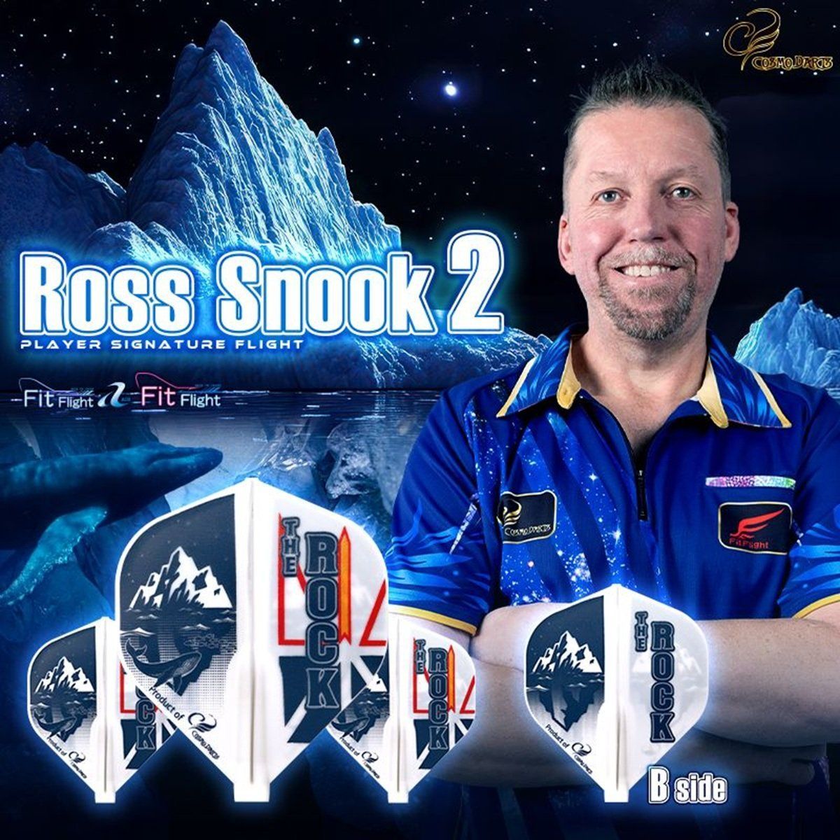 Cosmo Darts Fit Flights Ross Snook 2 Standard Flights