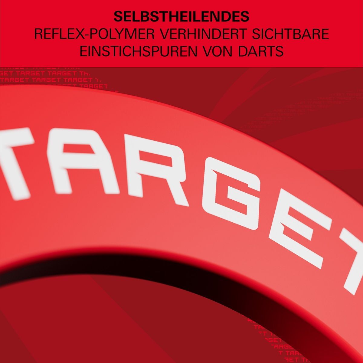 Target Notched Surround Catchring Black/Red/Grey Auffangring
