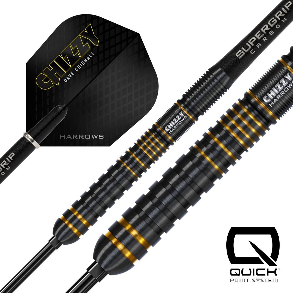 Harrows Dave Chizzy Chisnall G3 Quick Point 90% Steeldarts 21/22/23/24/25/26 Gram Steeldarts