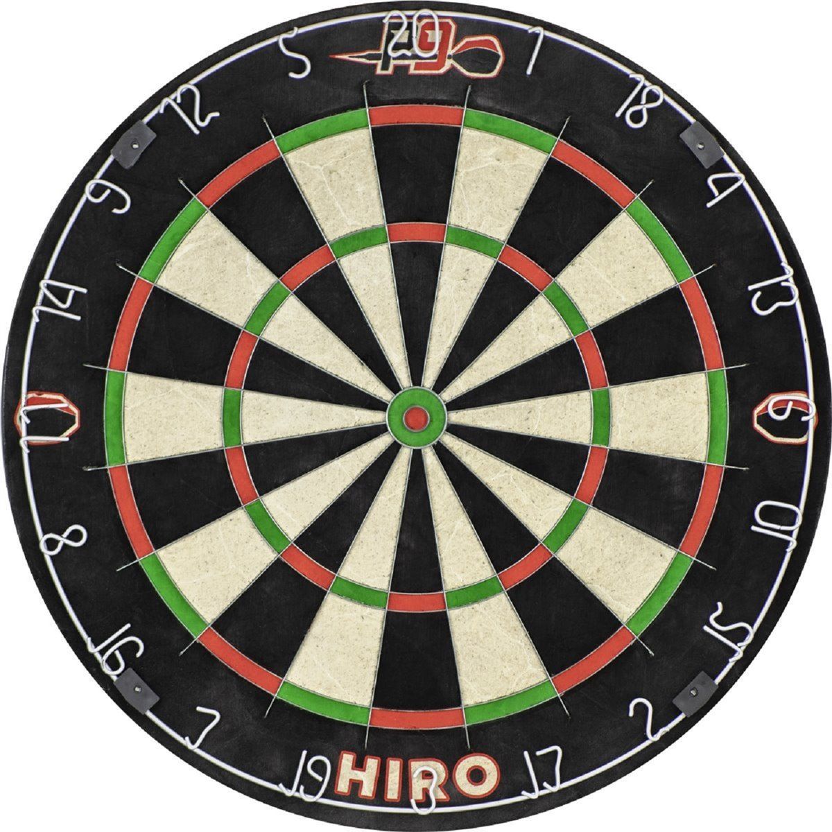 P9 Dartboard "Hiro" inkl. Wandhalterung Bristle Board