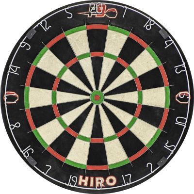 Dartboard Starter Set Chris und Alicia Bristle Board
