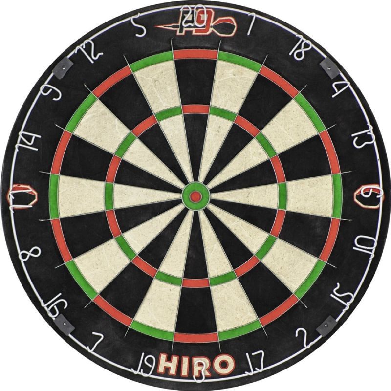P9 Dartboard "Hiro" inkl. Wandhalterung Bristle Board