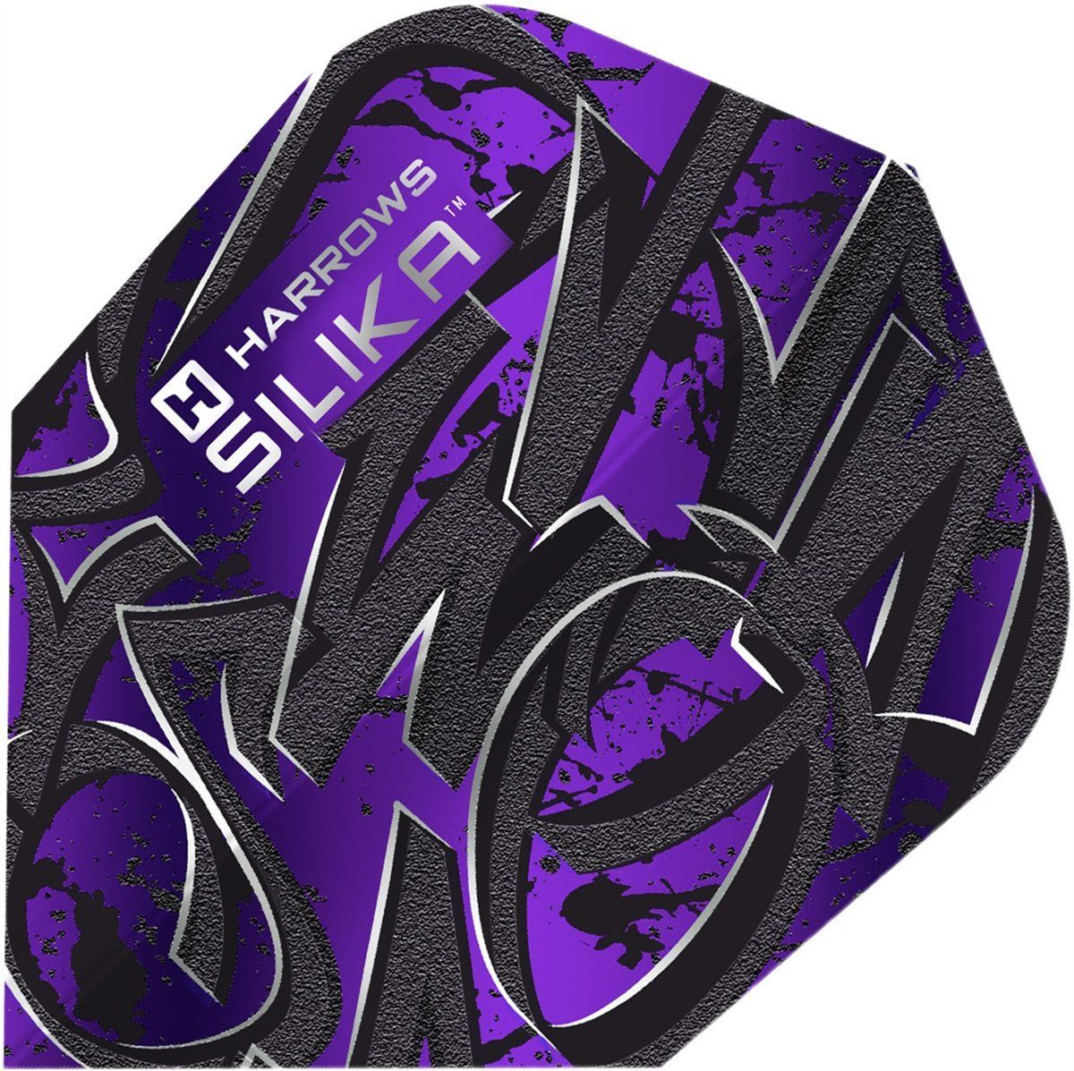 Harrows Silika VANDL Purple Dart Flights No6 Flights