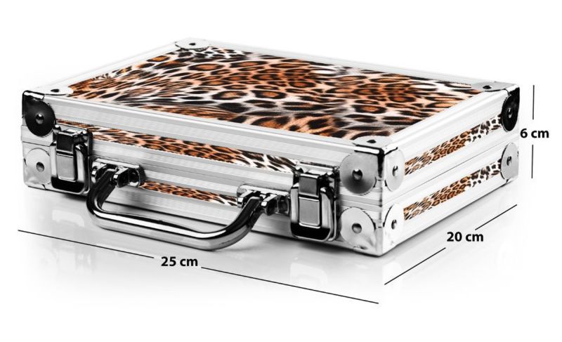 Karella Dartkoffer LUXUS Leopard Aufbewahrung