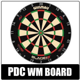 Winmau Plasma Black + Surround + Board + Darts Boardzubehör