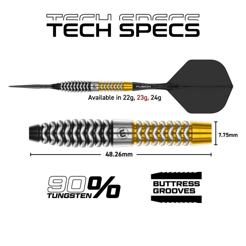 Winmau Michael van Gerwen MVG Signature Edition Switch Point 90% Steeldarts 22/23/24 Gram Steeldarts