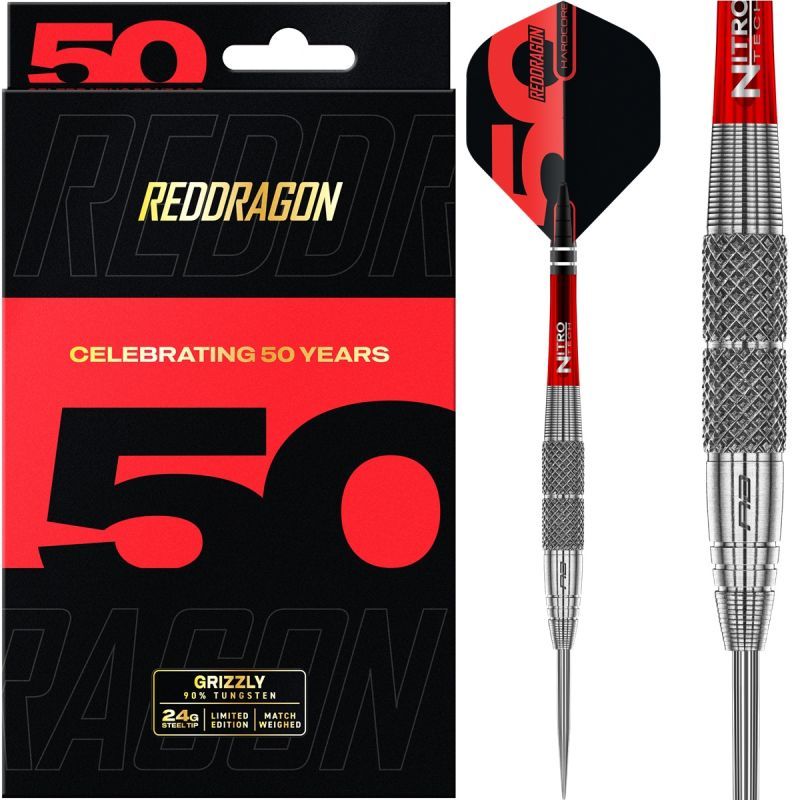 Reddragon Grizzly 2 90% Steeldarts 24 Gramm Steeldarts