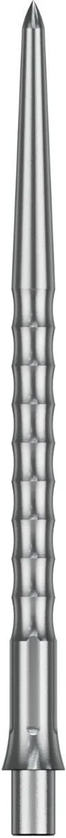 Precise180 EVO Steeldartspitze Silber Ripple 32/36/40 mm Wechselspitzen