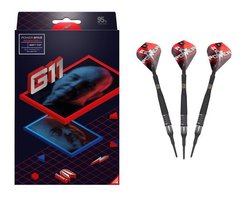 Target Phil Taylor Raw Power G11 95% Softdart 18/20 Gramm Softdarts
