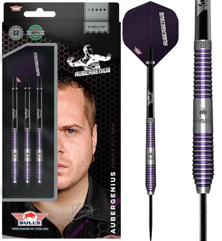 Bull's Aubergenius 80% 23/24 Gramm Steeldarts Steeldarts