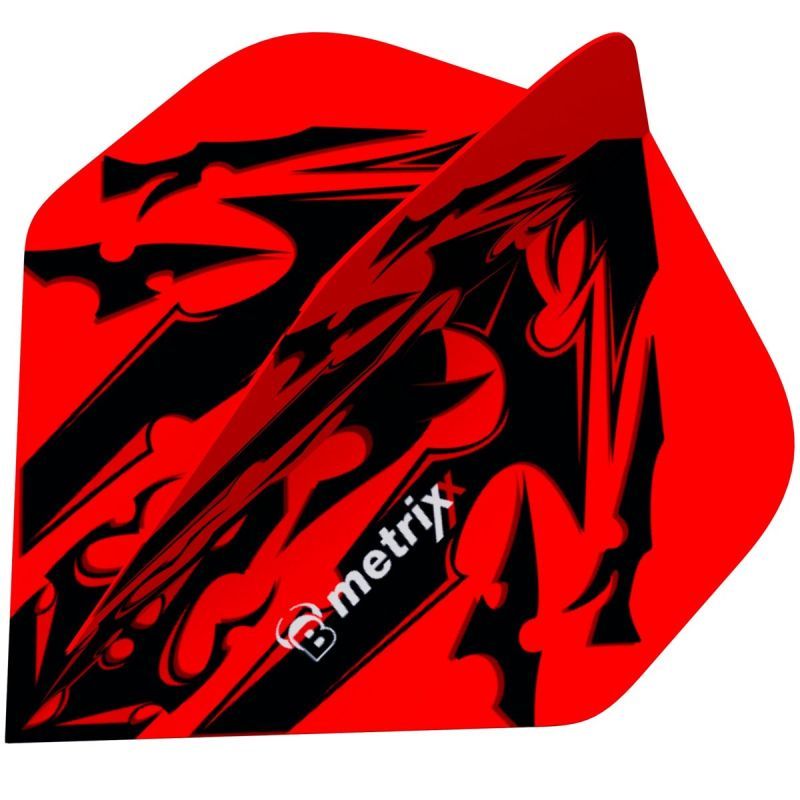 BULL'S Metrixx Flights A-Standard Magma 150 Micron Flights