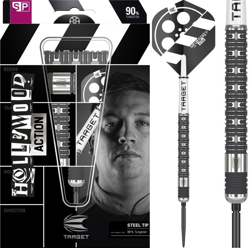 Target Hollywood Action Chris Dobey 90% SP Steeldarts 22/23/24 Gramm Steeldarts