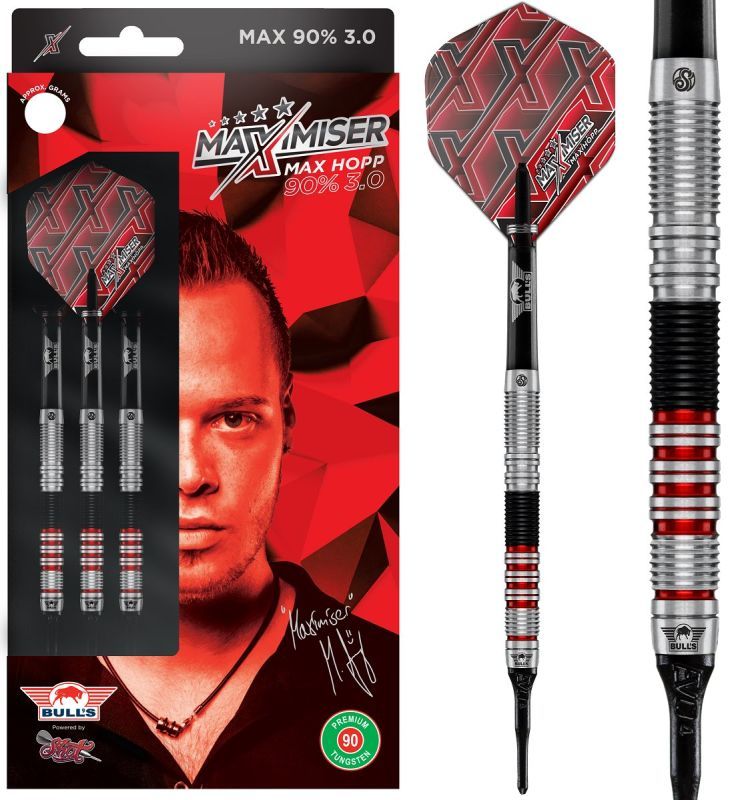 Bull's Max Hopp 90% Softdarts 3.0 22 Gramm Softdarts