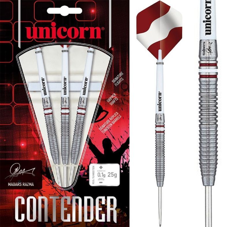 Unicorn Contender Madars Razma 95% Steel Dart 25 Gramm Steeldarts