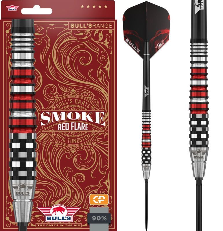 Bull´s Smoke Red Flare CP 90% Steeldarts 19/23/24 Gramm Steeldarts
