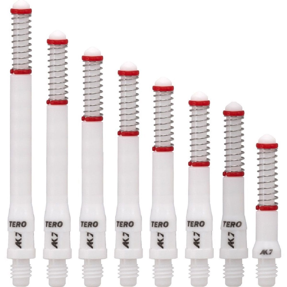Cuesoul AK7 Tero Dart Shaft White Shafts