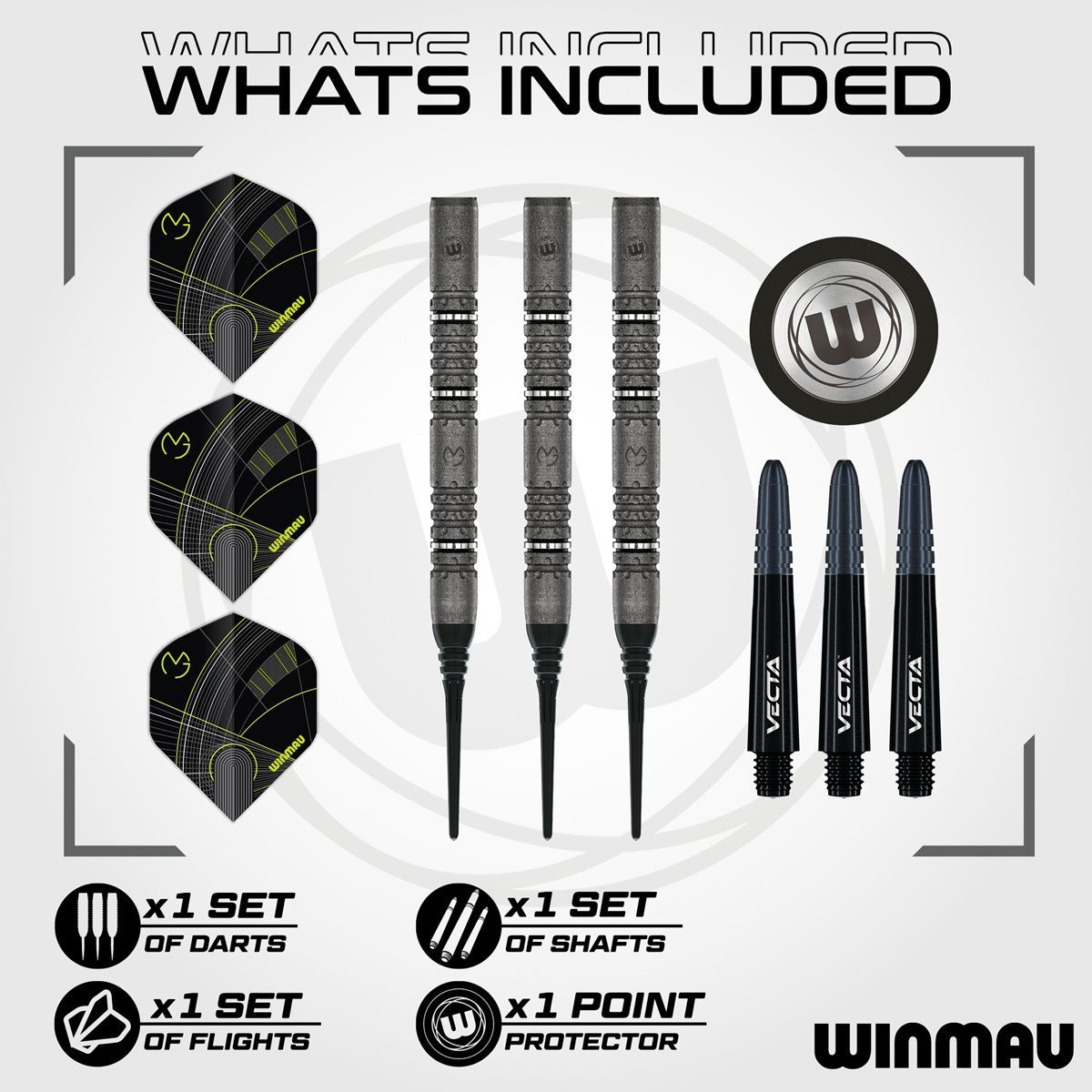 Winmau Michael van Gerwen MVG Signature Edition 90% Softdarts 20 Gram Softdarts
