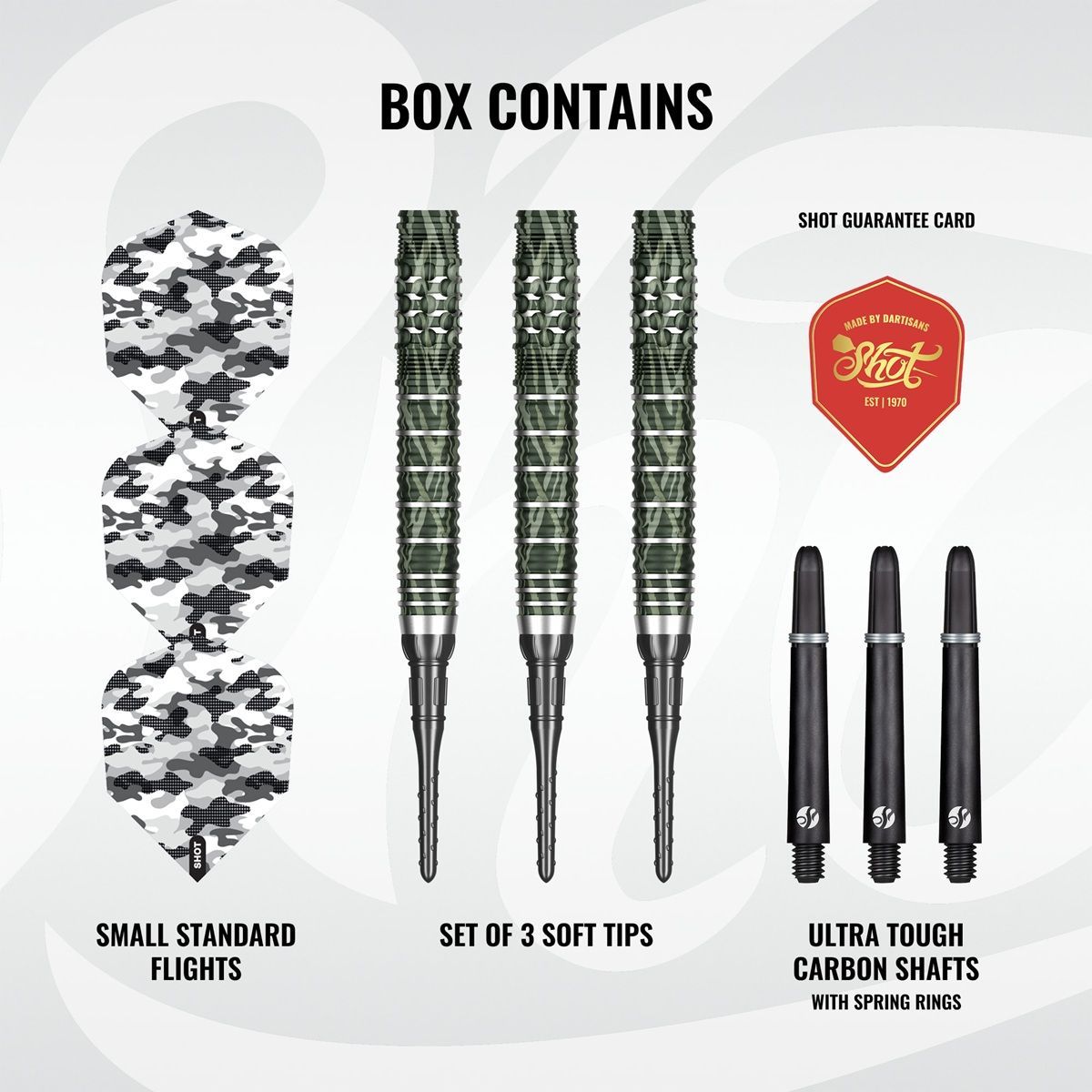 Shot! Camo Ghillie 90% Softdarts 20 Gram Softdarts