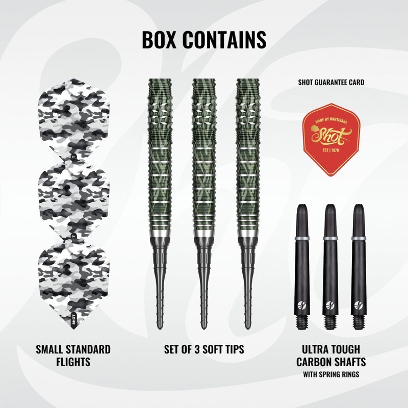 Shot! Camo Ghillie 90% Softdarts 20 Gram Softdarts