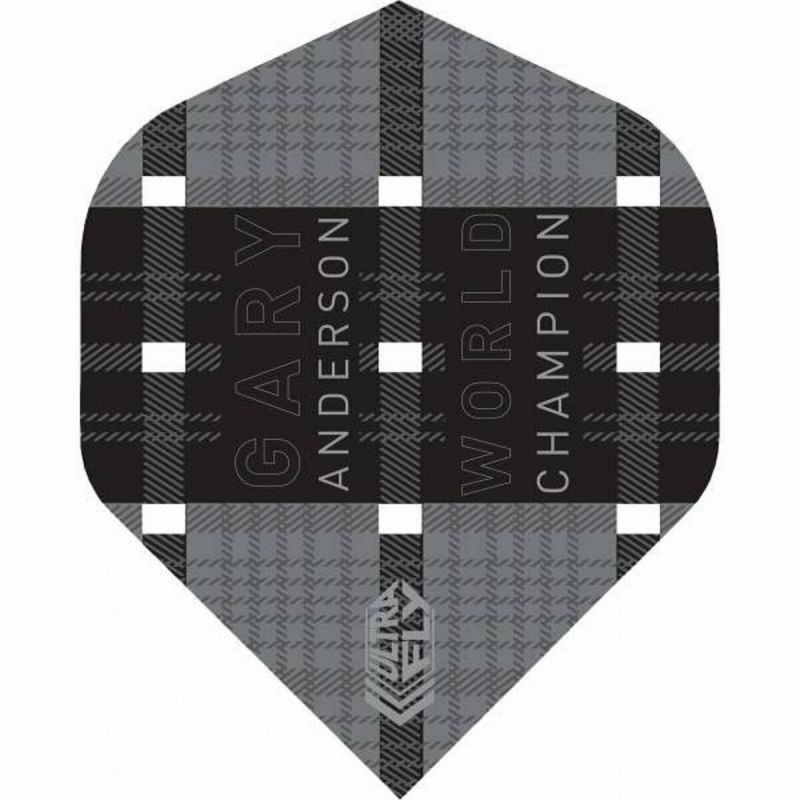 Unicorn Ultra Fly 100 Gary Anderson Flights Black Schwarz Big Wing Flights