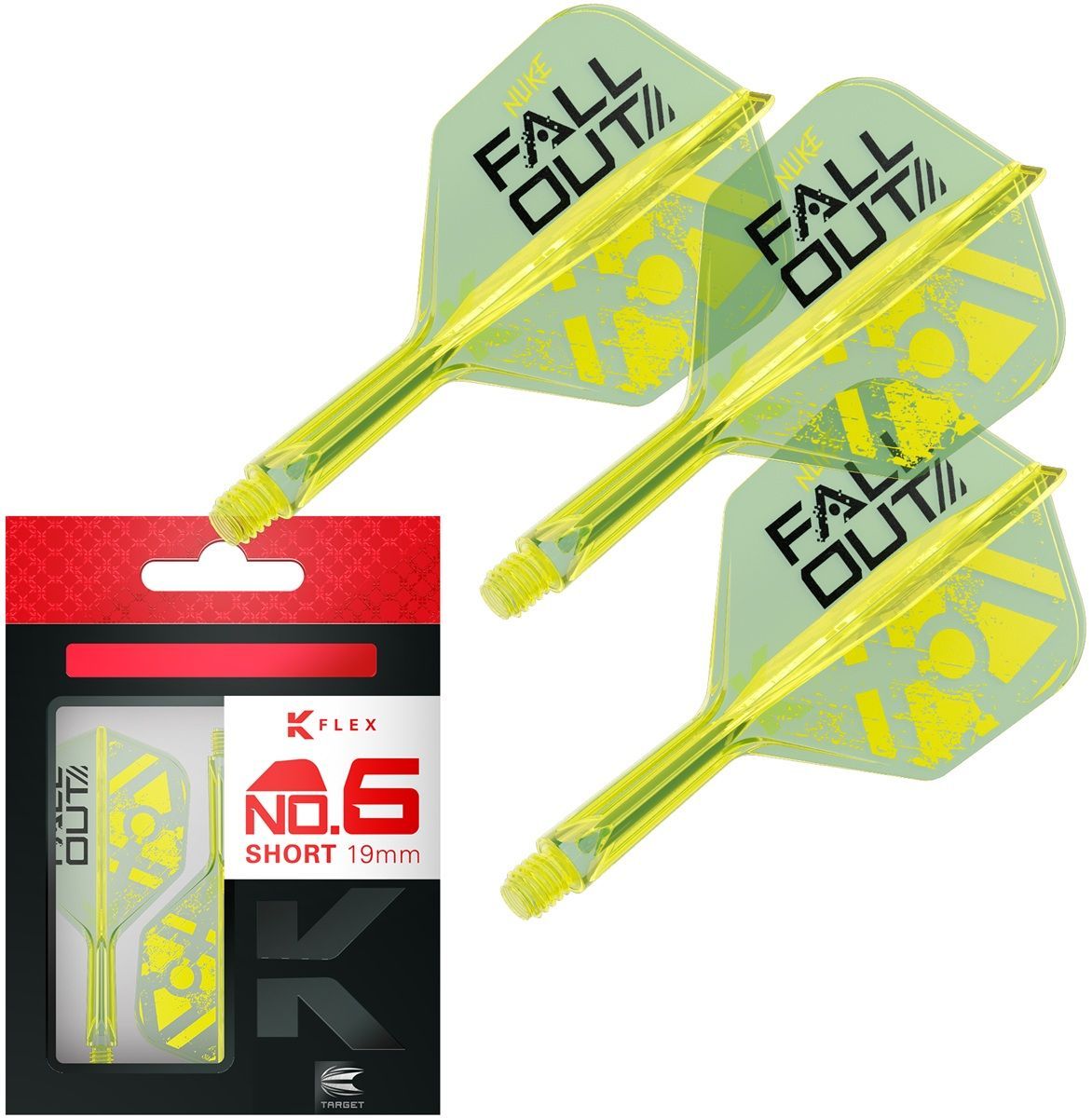 Target K-Flex Luke Littler Fallout Shaft/Flight System Shape No6 Shafts